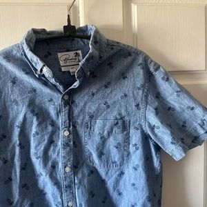 Bonobos - Slim Fit Riviera Shirt with Pineapples - Size Medium